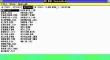 Ảnh chụp màn hình MS-DOS Executive