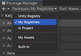 My Registries