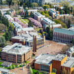 Aerial view of UW Campus