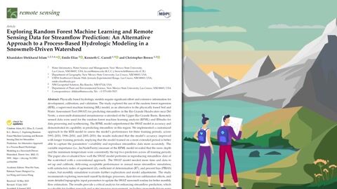 Exploring Random Forest Machine Learning and Remote Sensing Data for Streamflow Prediction