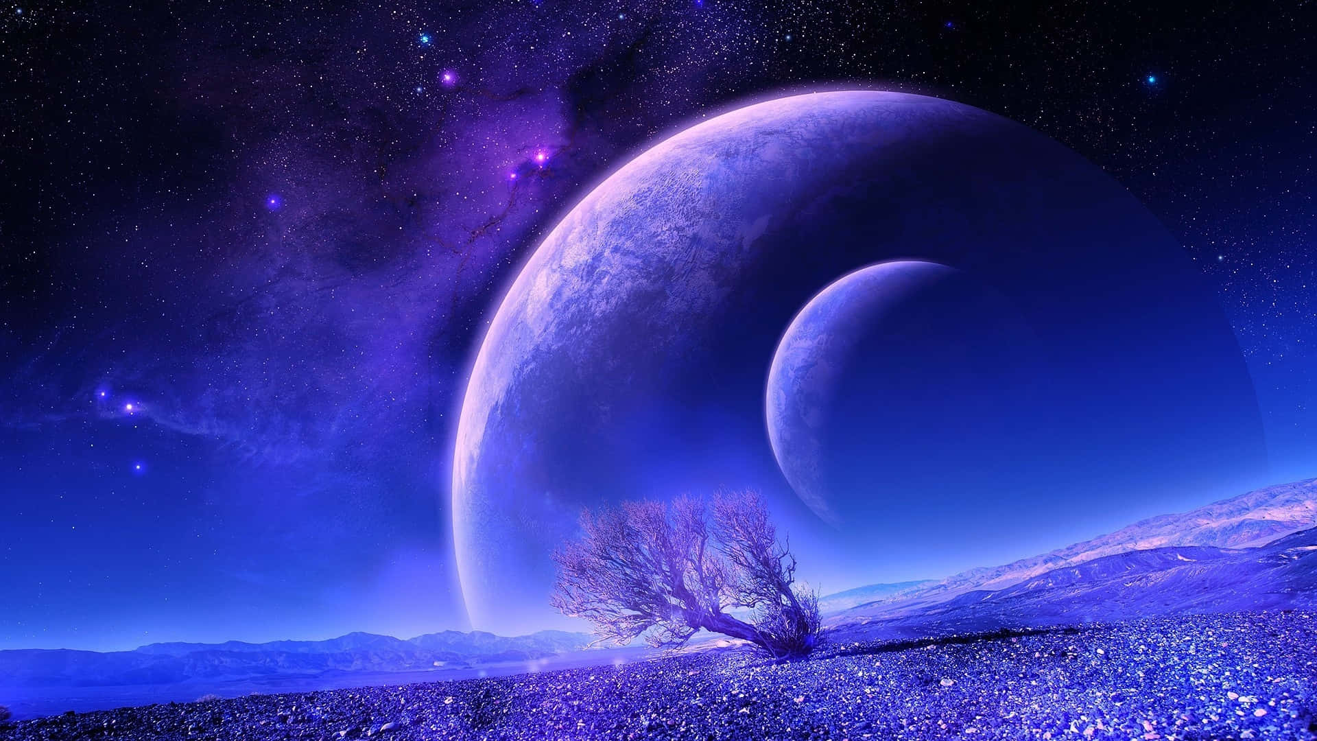 Aesthetic Night Sky Wallpaper