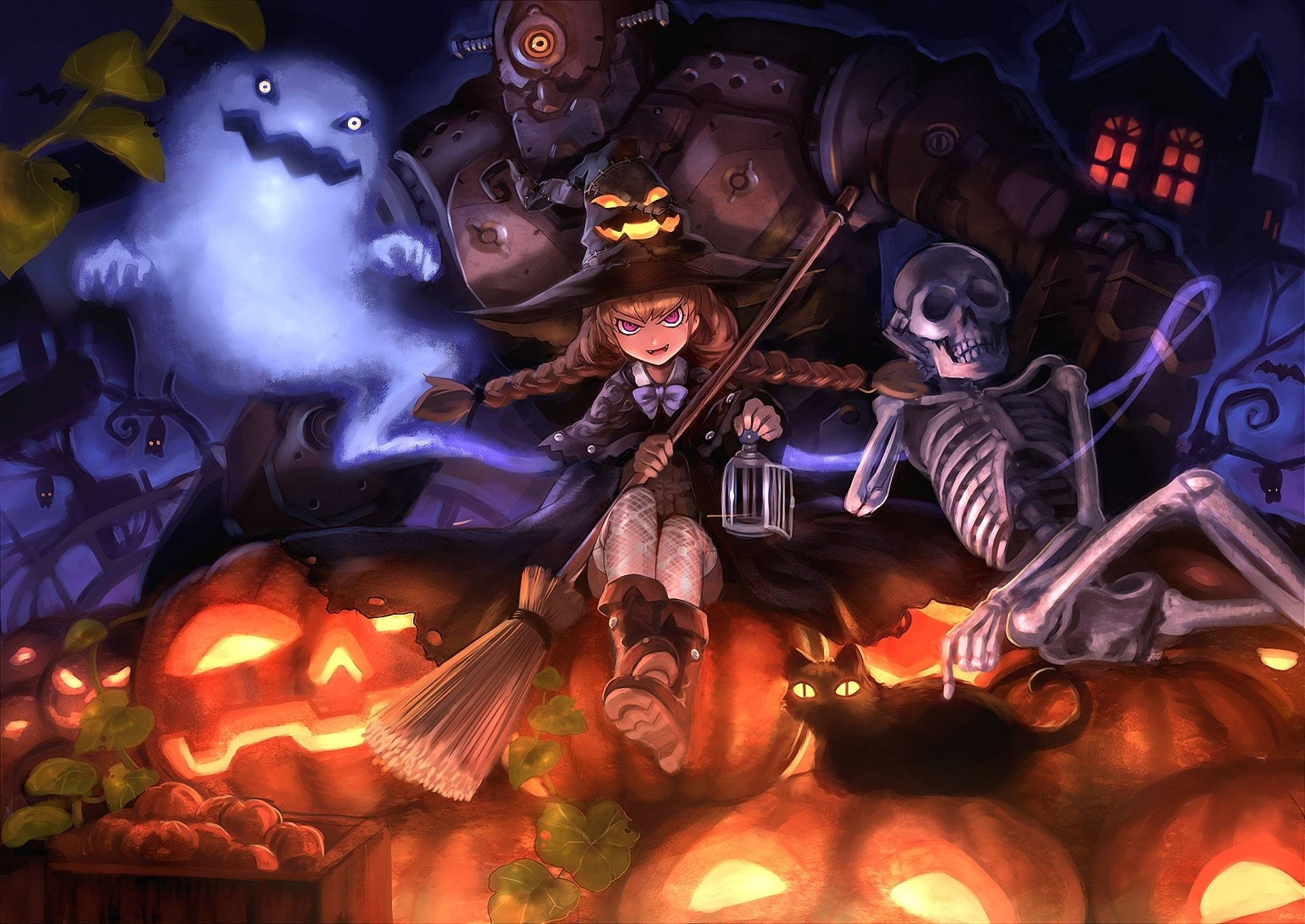 Anime Halloween Wallpaper