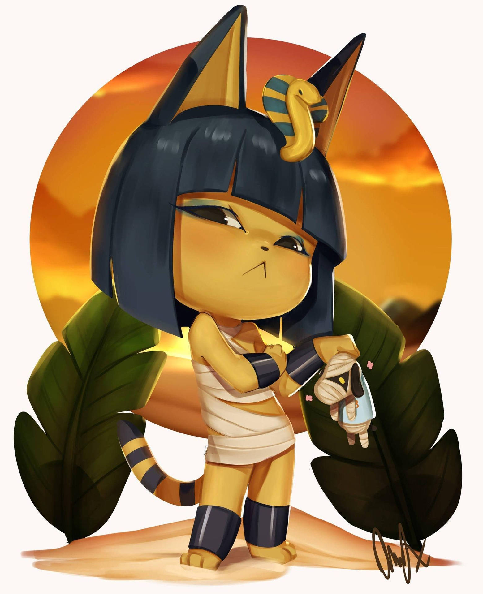 Ankha Animal Crossing Papel de Parede