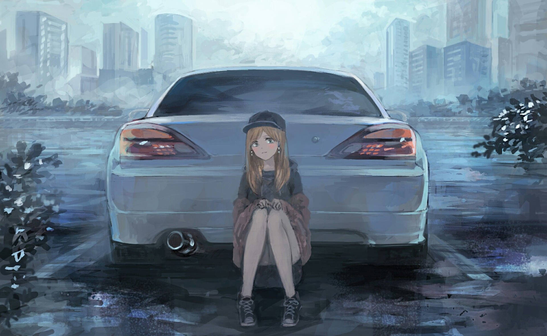 Coche Anime Fondo de pantalla