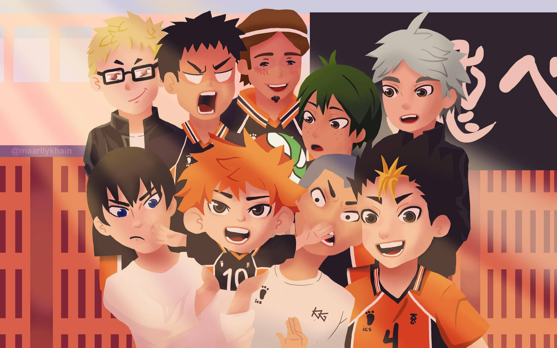 Equipos De Haikyuu Fondo de pantalla