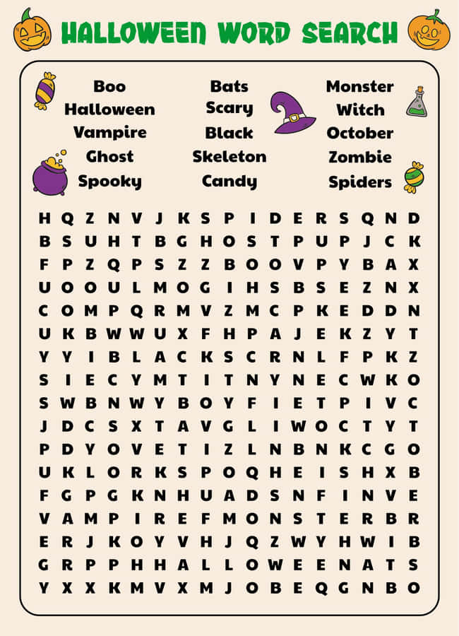 Halloween Puzzles Wallpaper