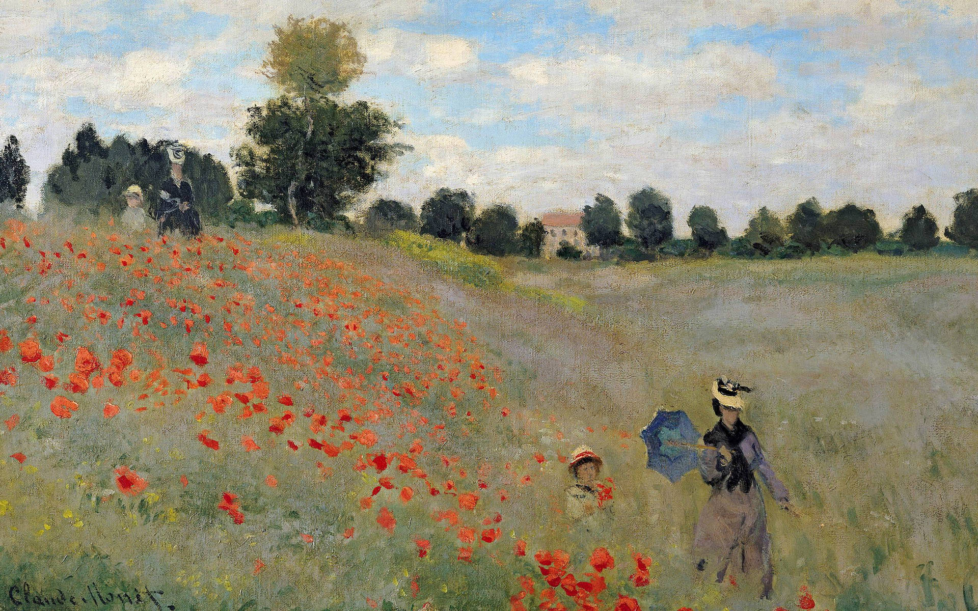 Impressionist Background Wallpaper