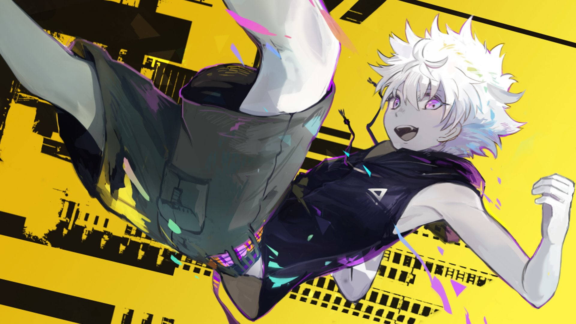 Killua Zoldyck Background Wallpaper