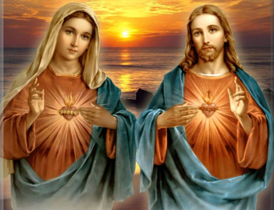 Maria Und Jesus Wallpaper