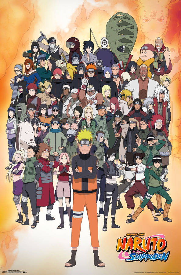 Naruto Shippuden All Characters Wallpaper