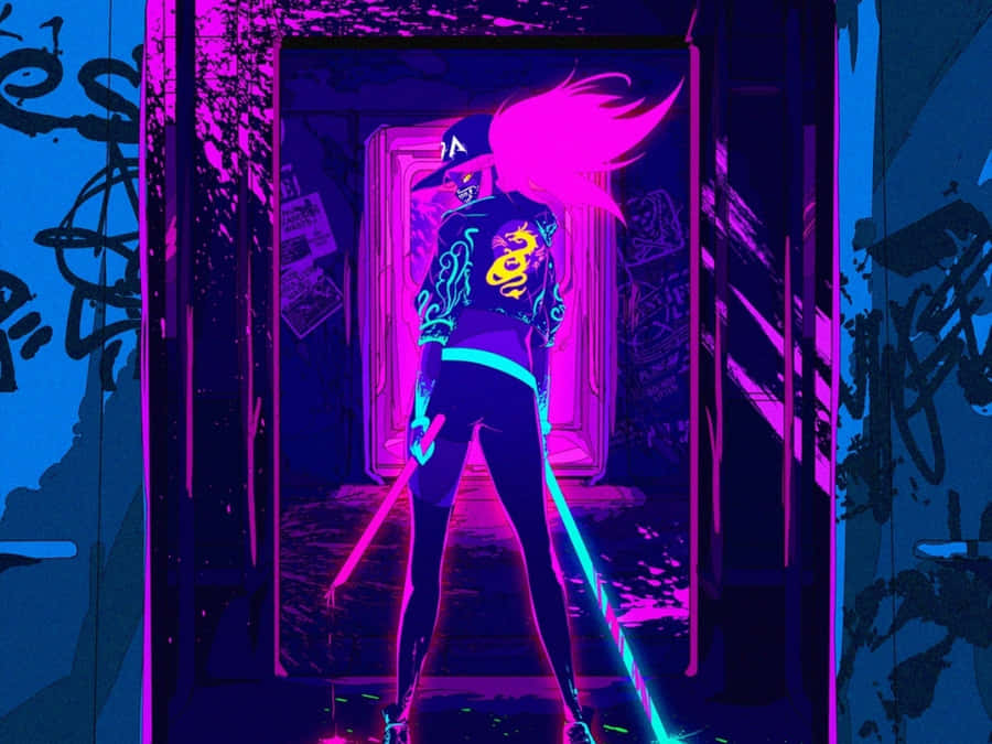 Neon Anime Wallpaper