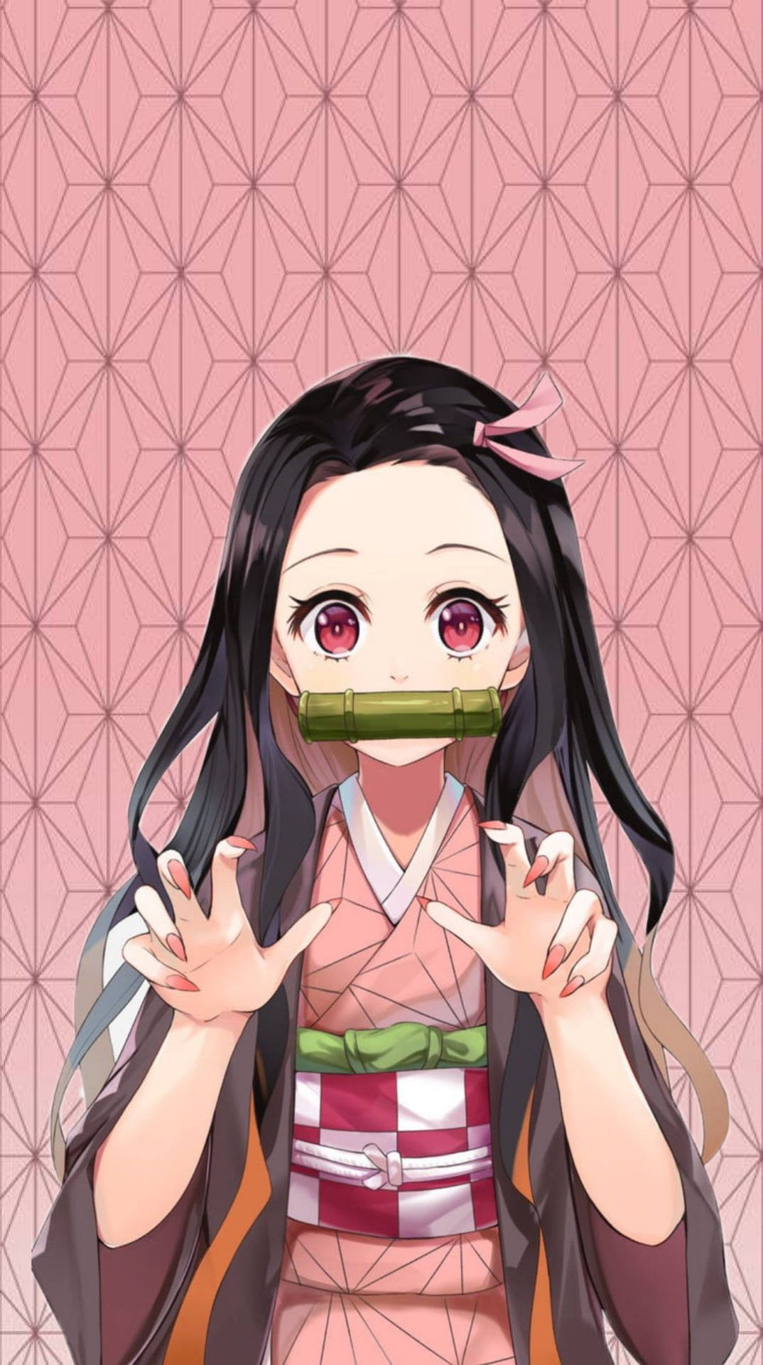 Nezuko Phone Fondo de pantalla