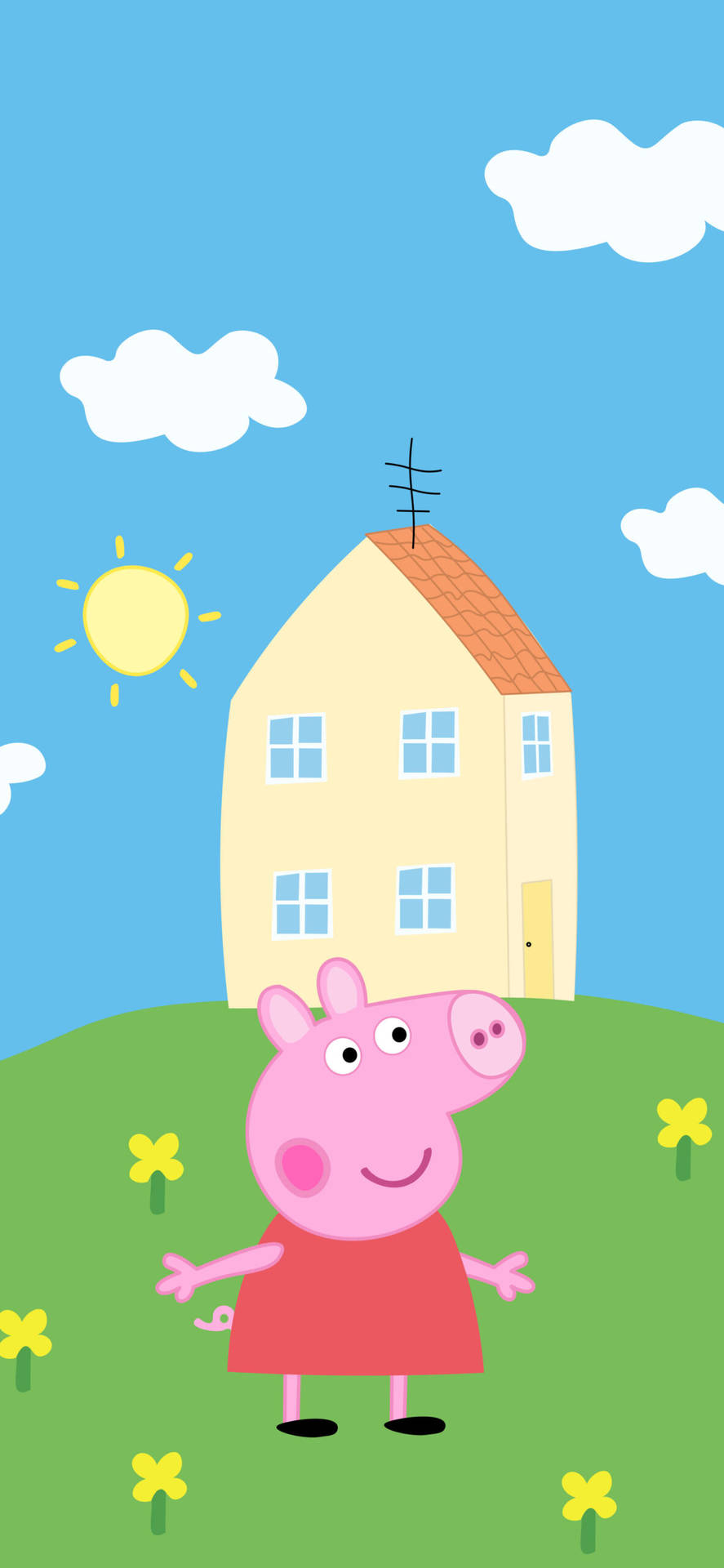 Peppa Pig House Wallpaper