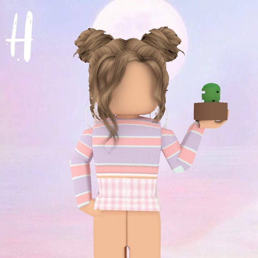 Personaje De Chica De Roblox Fondo de pantalla