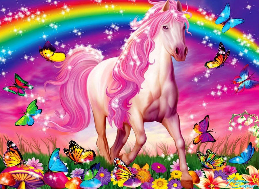 Rainbow Unicorn Wallpaper