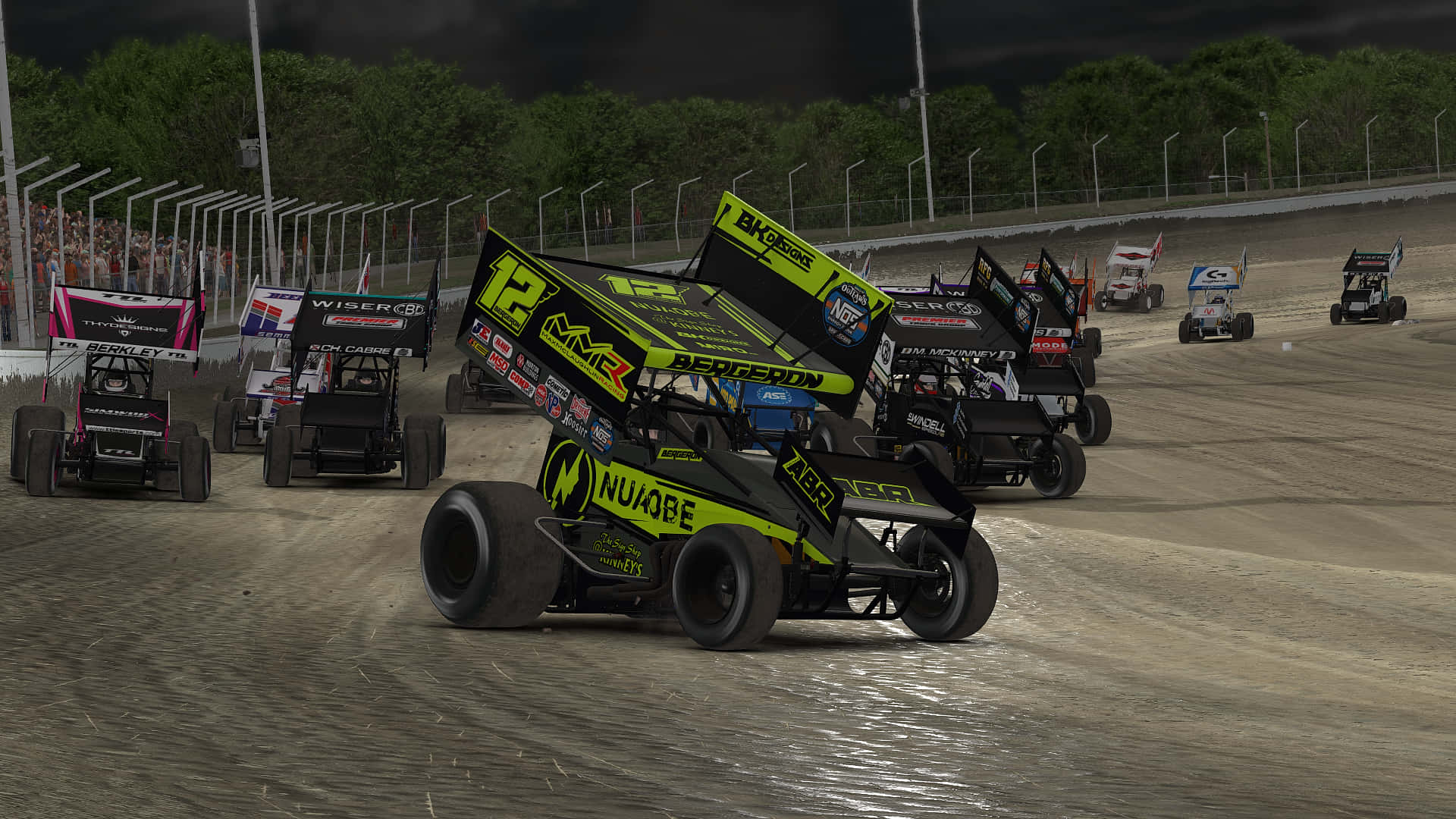 Sprint Car Racing Achtergrond