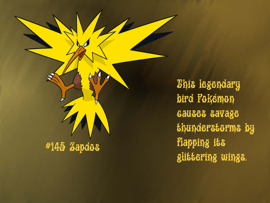 Zapdos Fondo de pantalla