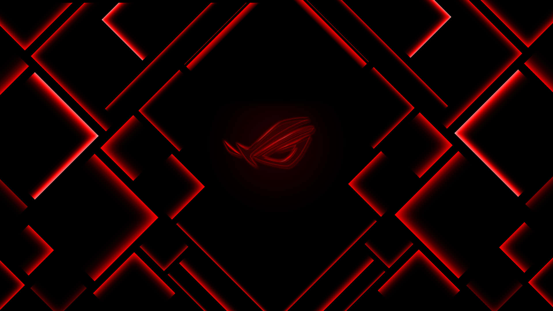 Red Asus Abstract Gaming Wallpaper