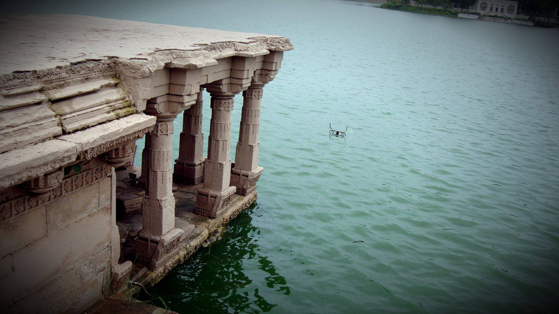 Lago Ahmedabad Kankaria Papel de Parede