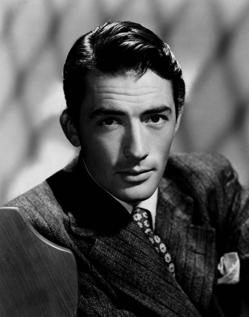 Porträtdes Amerikanischen Schauspielers Gregory Peck Wallpaper