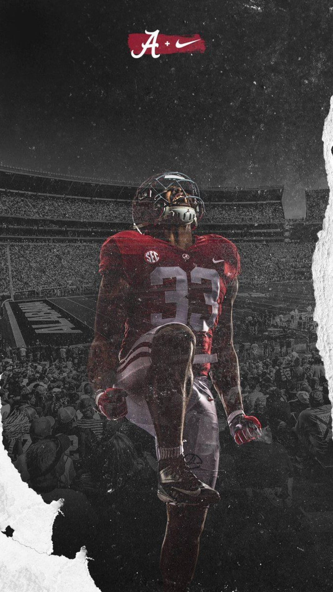 Anferneejennings De Los Crimson Tide De Alabama. Fondo de pantalla