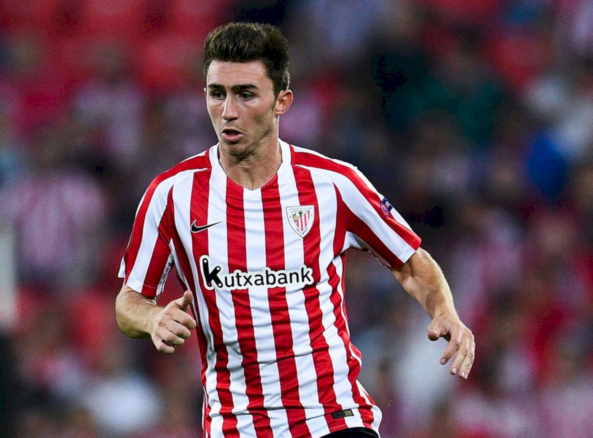 Aymeric Laporte i stripet jersey tapet Wallpaper