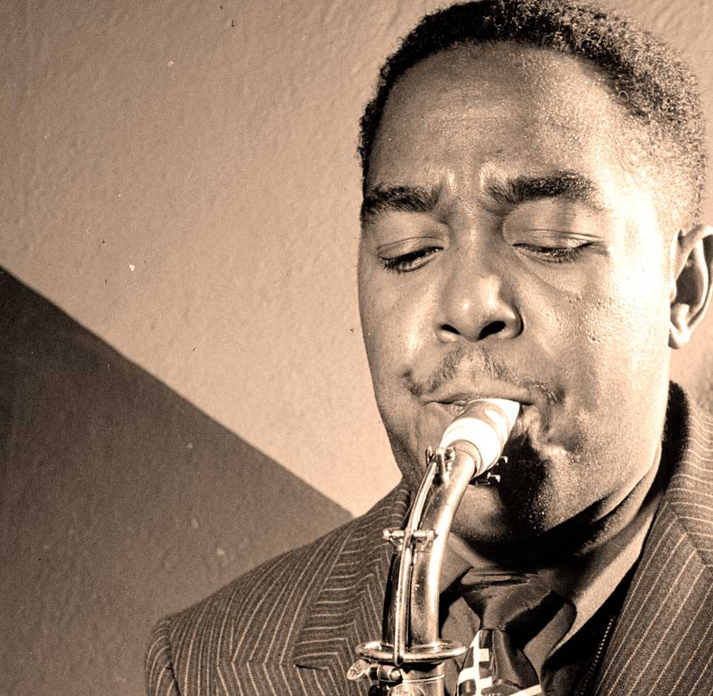 Fotoretrô De Charlie Parker. Papel de Parede