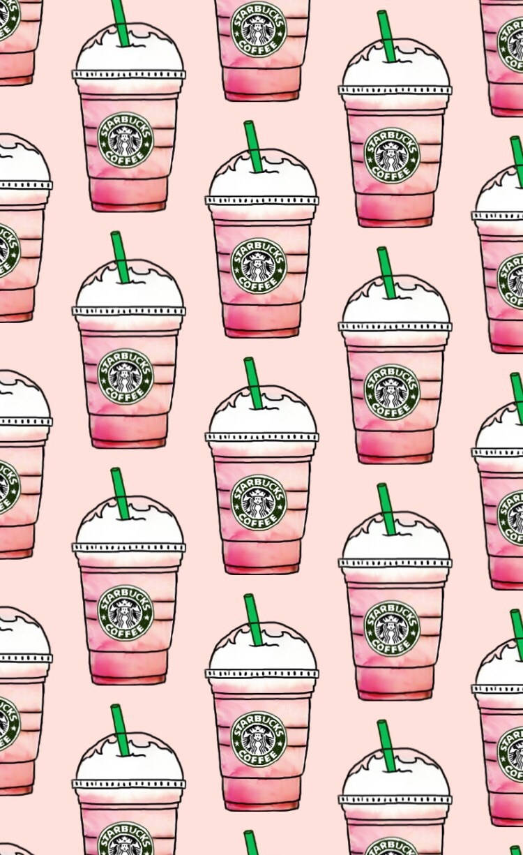 Niedlicherstarbucks-erdbeer-soda-becher Wallpaper