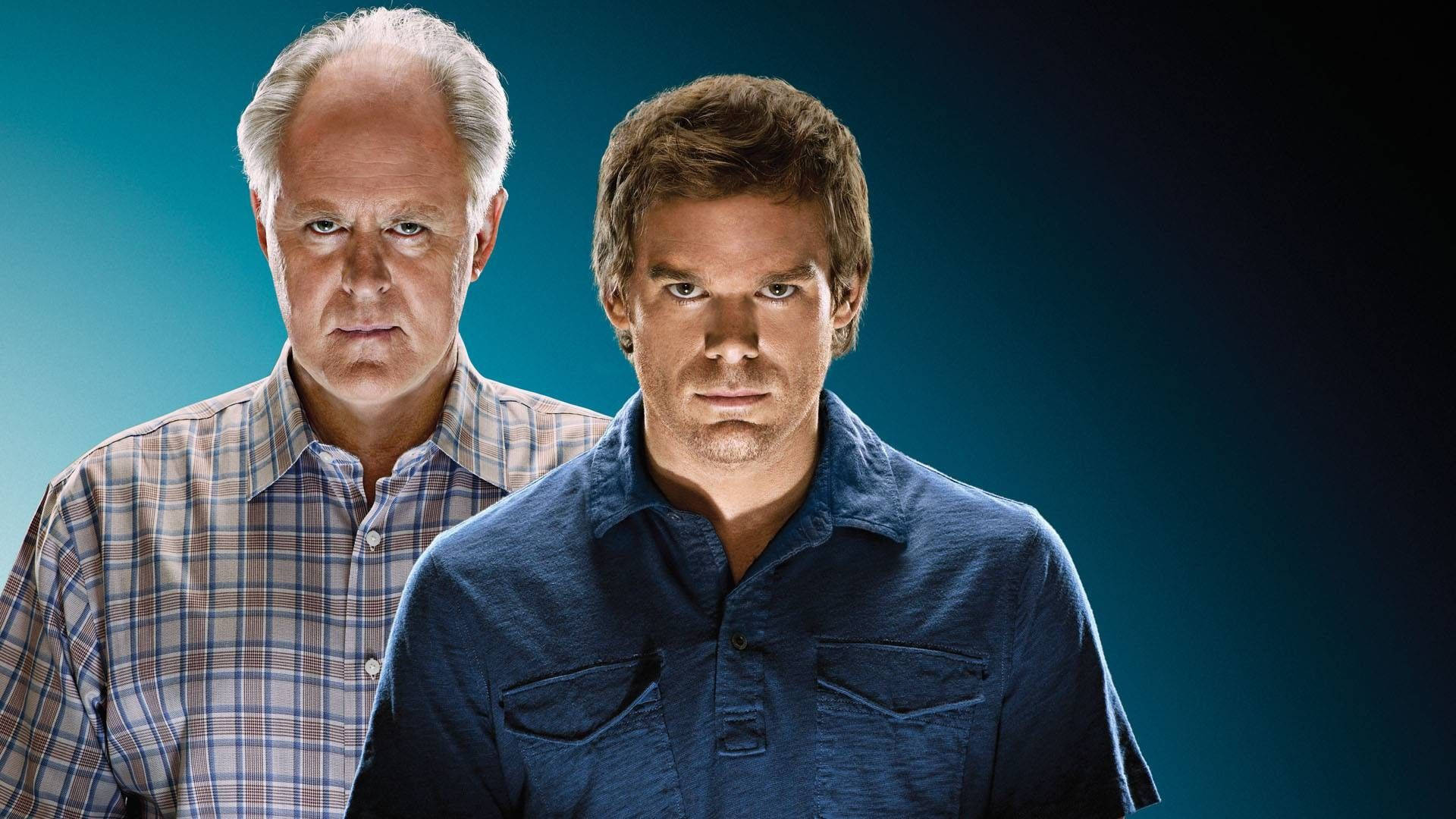 Actoresde Dexter Michael C. Hall Y John Lithgow Fondo de pantalla