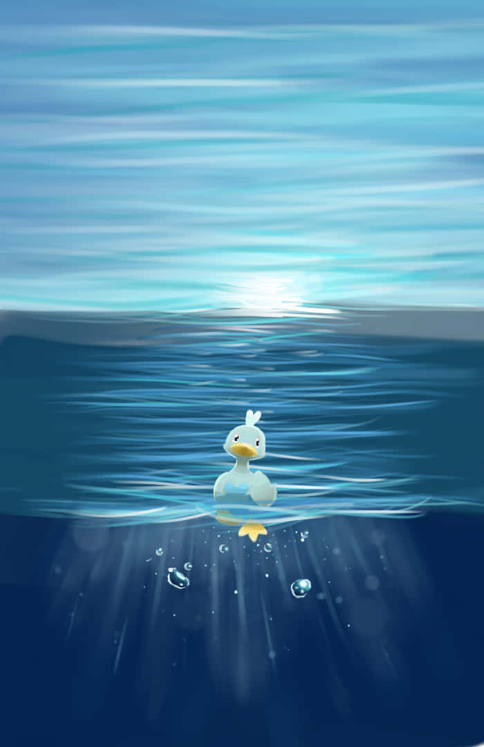 Ducklett On Ocean Wallpaper