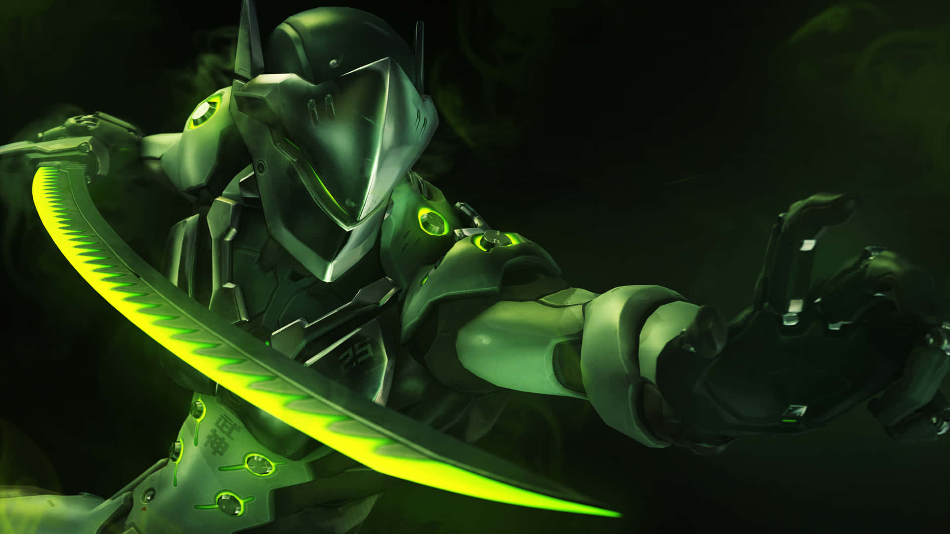 Kom Ind i Handlingen med Genji 4K Wallpaper