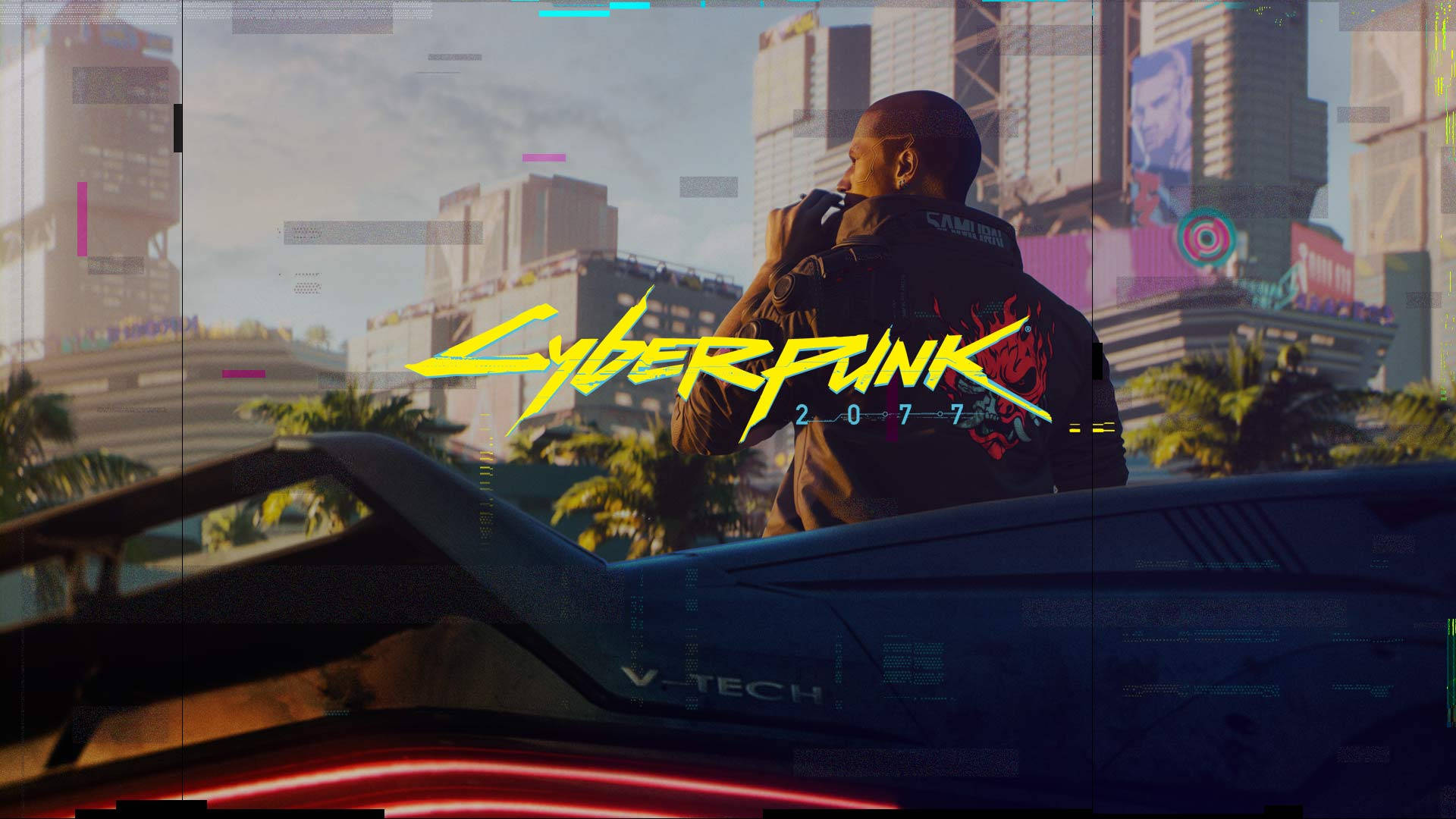 Voena Cidade Noturna - Cyberpunk 2077 Papel de Parede