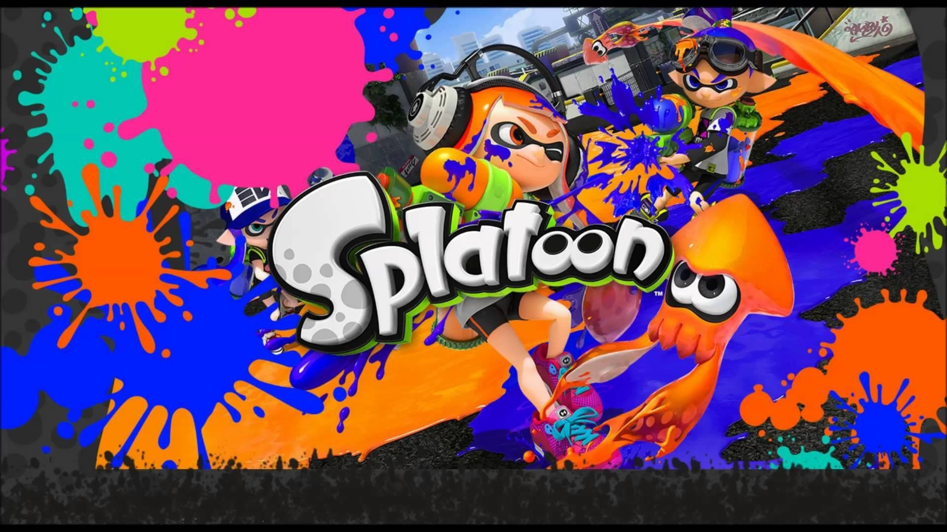 Inklingsde Splatoon En Alta Definición. Fondo de pantalla