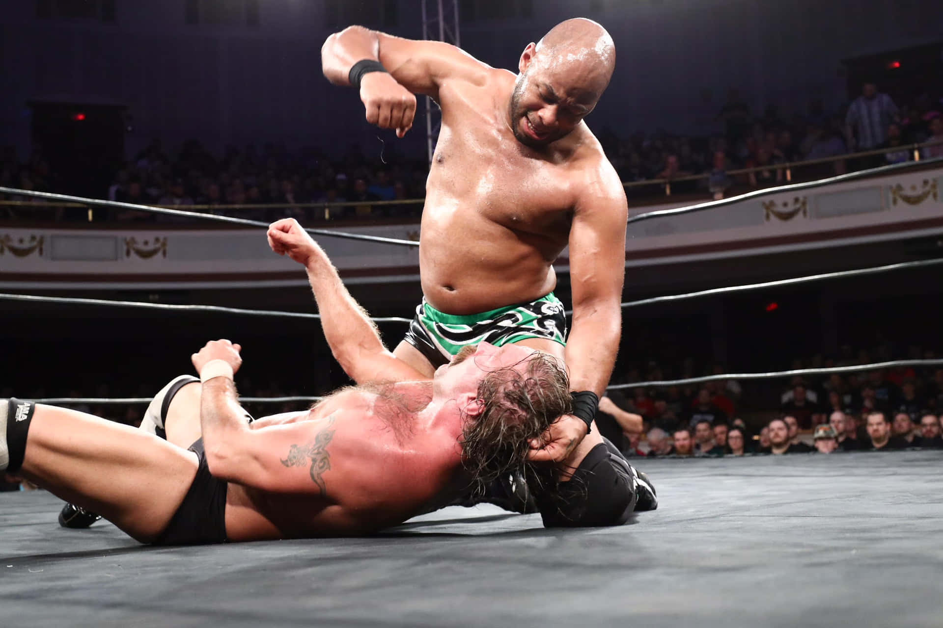 Jaylethal Pelea En Wwe Nxt Fondo de pantalla