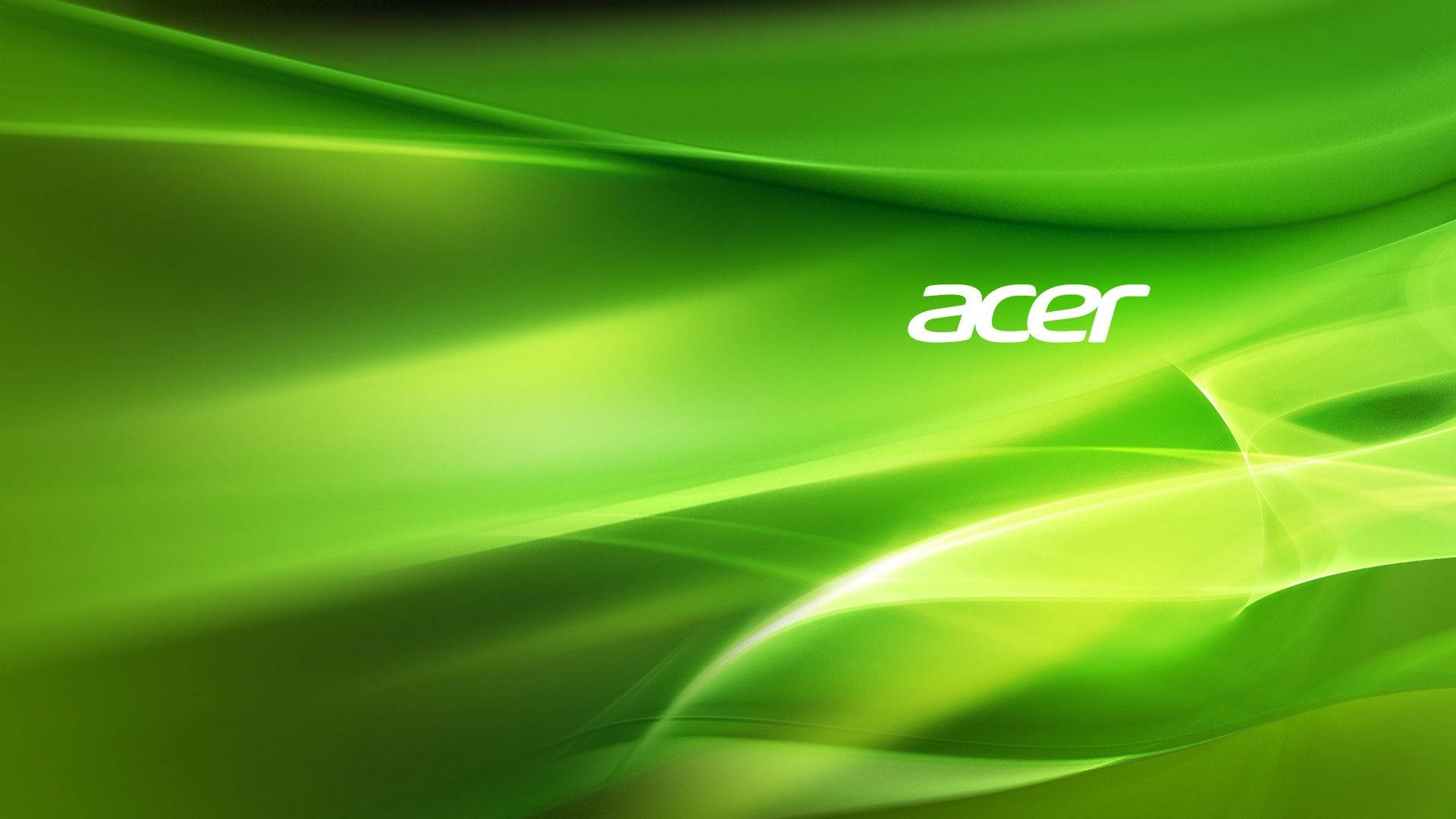 Logo Acer Verde Lime Neon Sfondo