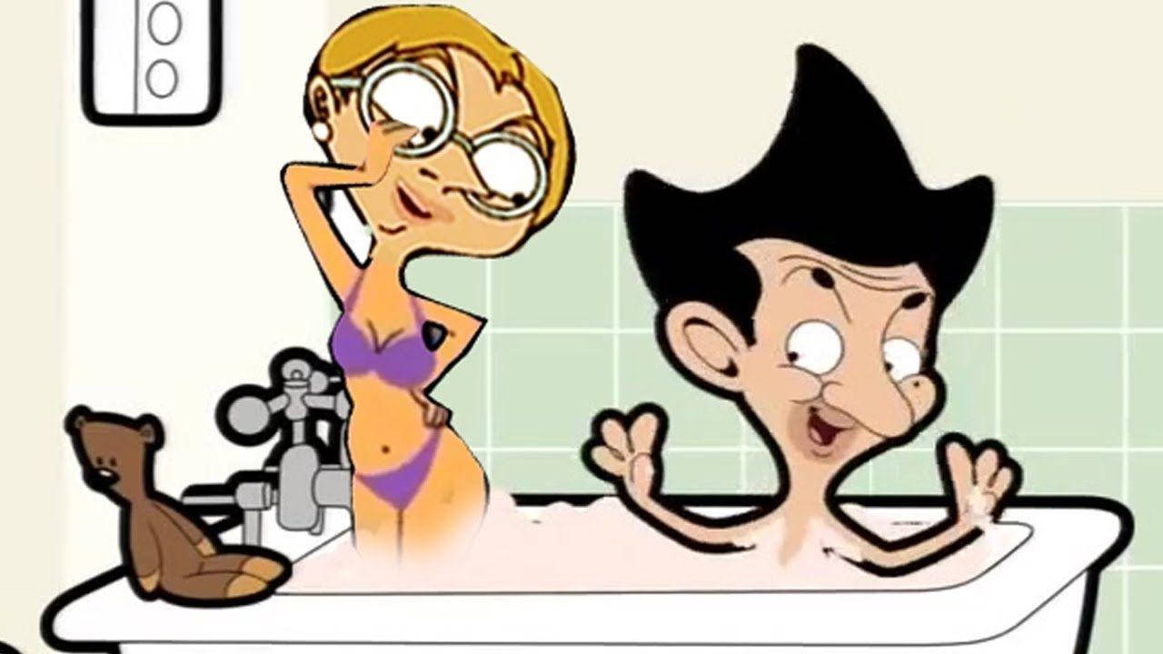 Vasca Dei Cartoni Animati Di Mr. Bean Sfondo