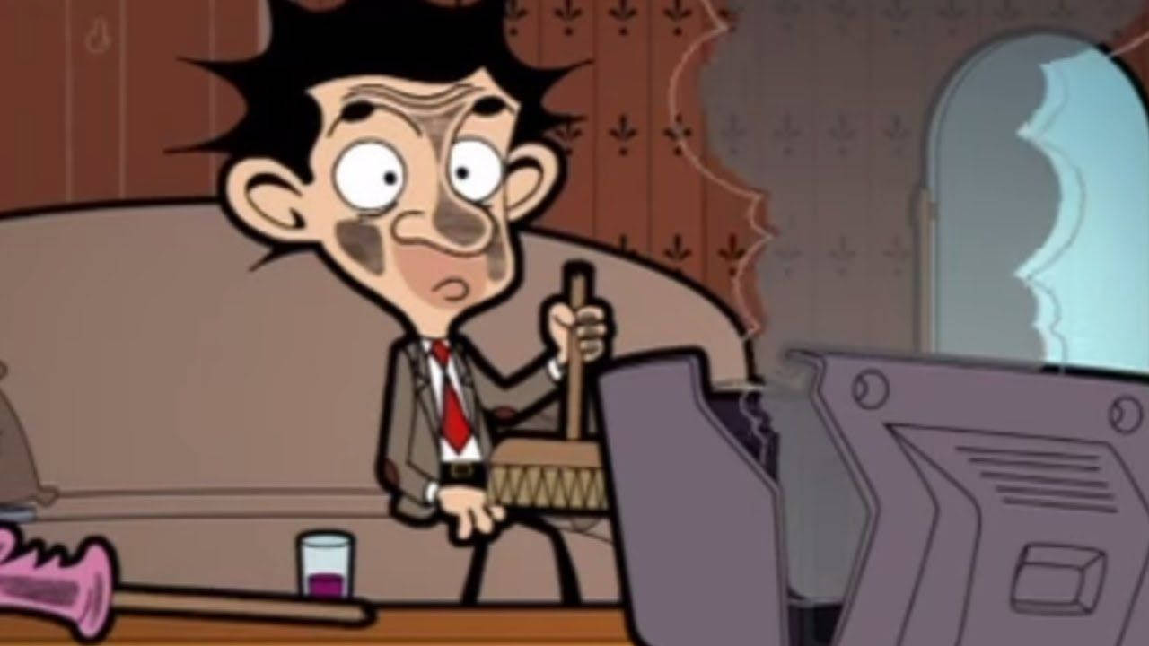 Mr. Bean Cartoon Tv Sfondo