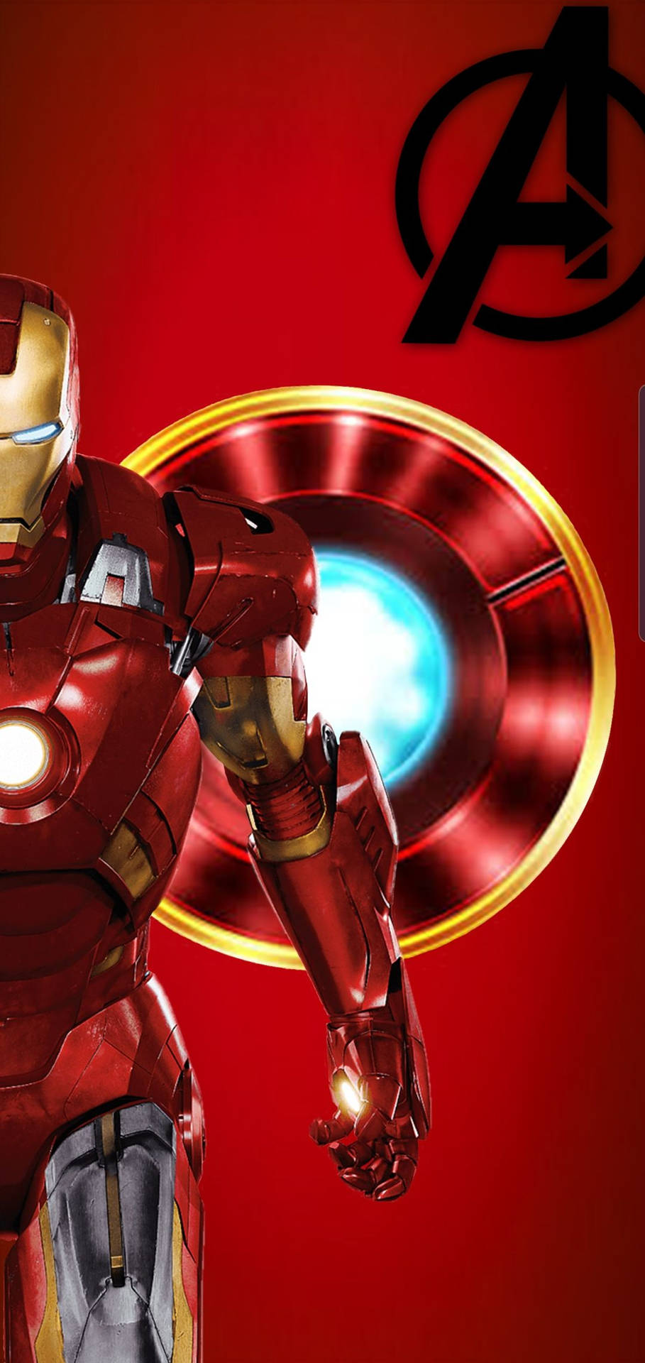 Ironman Puro Rojo Full Hd Fondo de pantalla