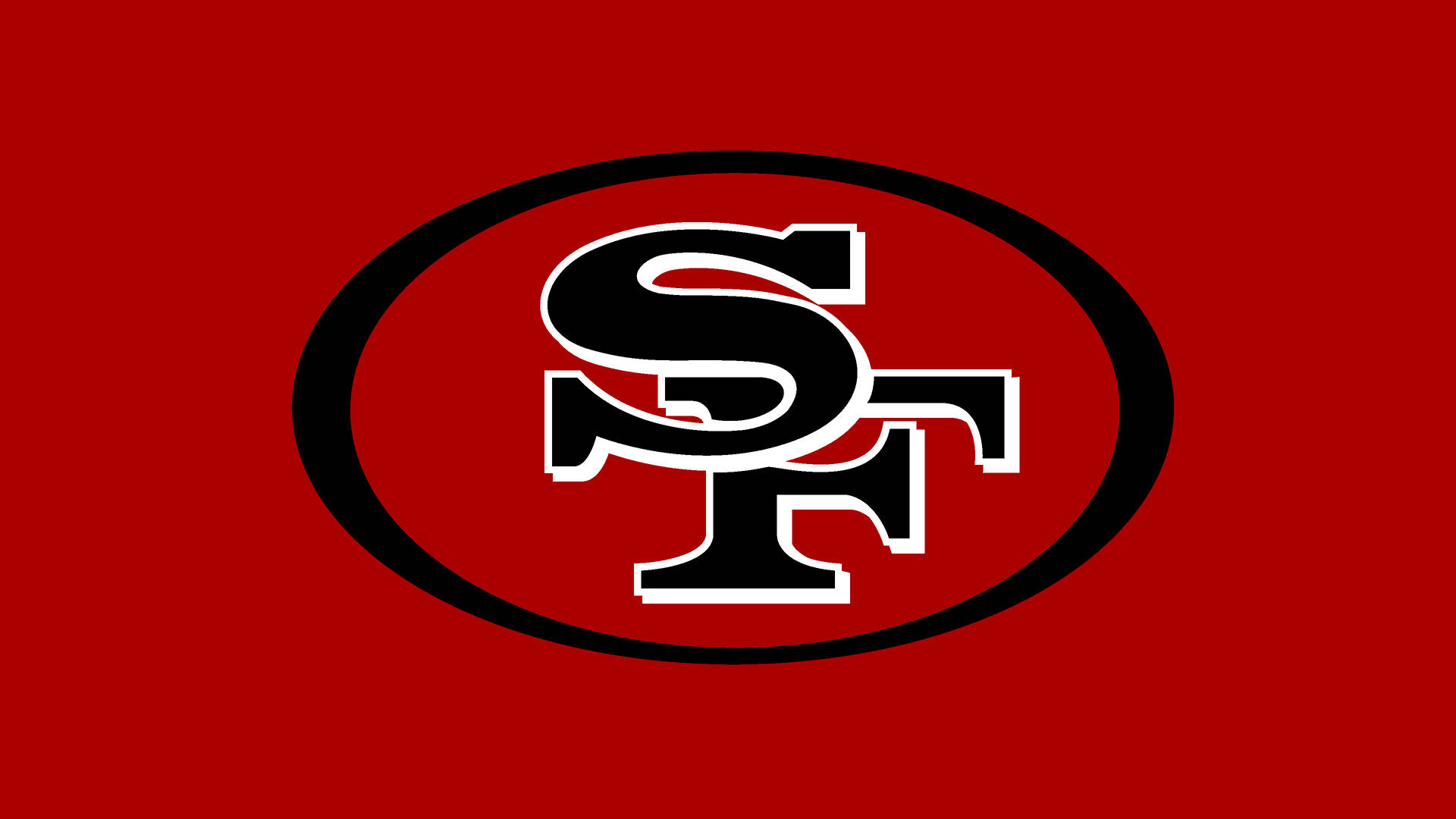 Det officielle logo for San Francisco 49ers. Wallpaper