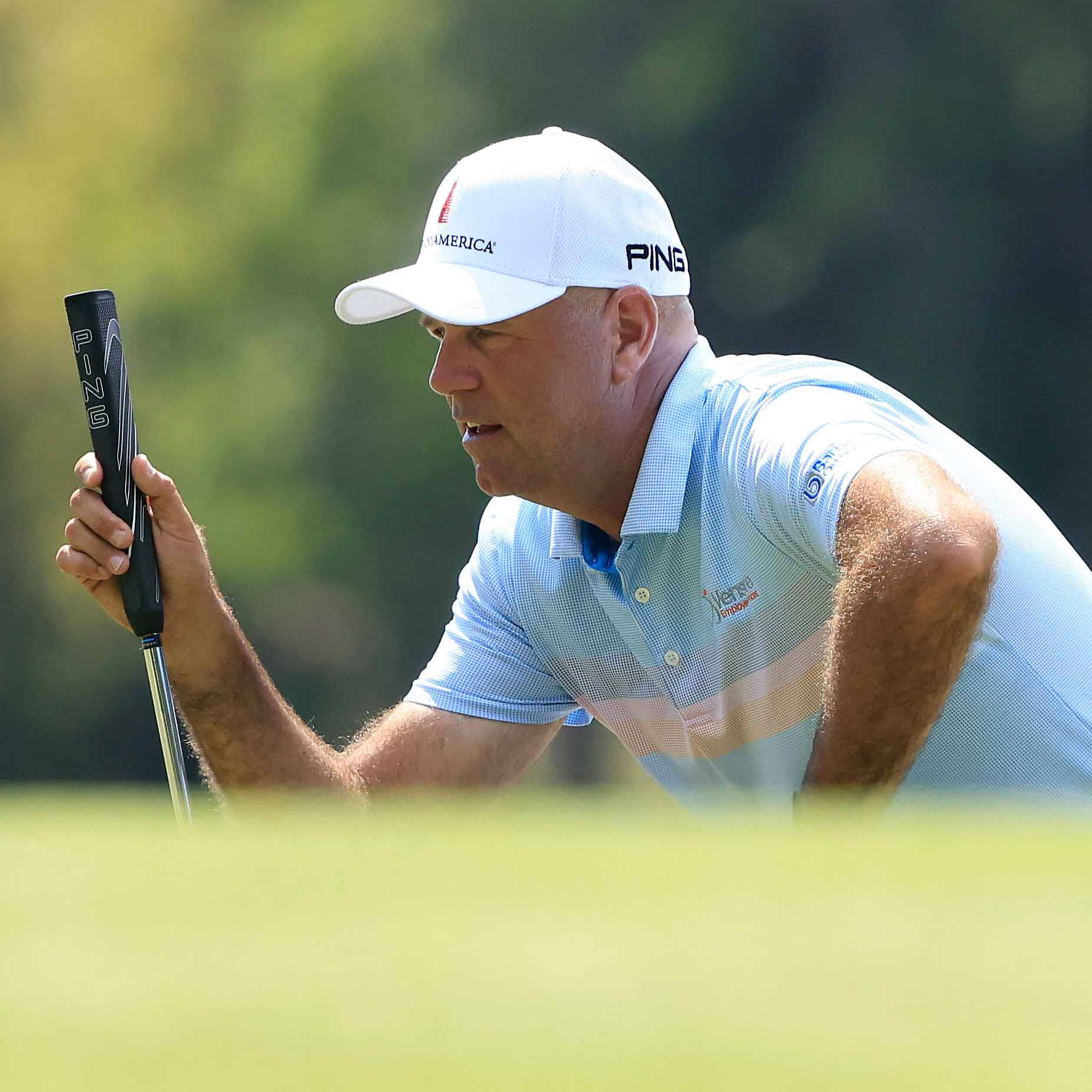 Stewart Cink Eyeing Something Wallpaper