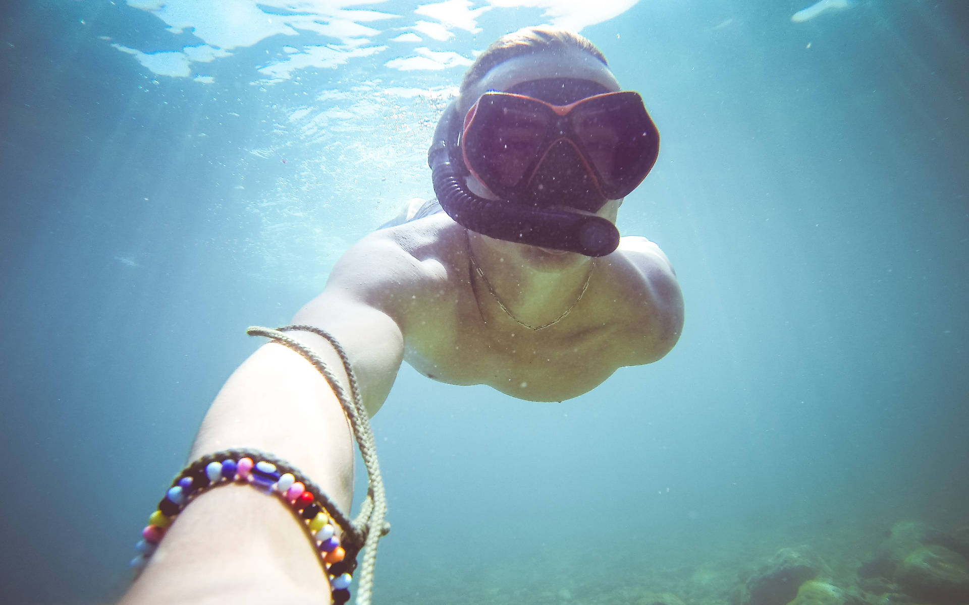 Buceadornadando En Selfie Fondo de pantalla