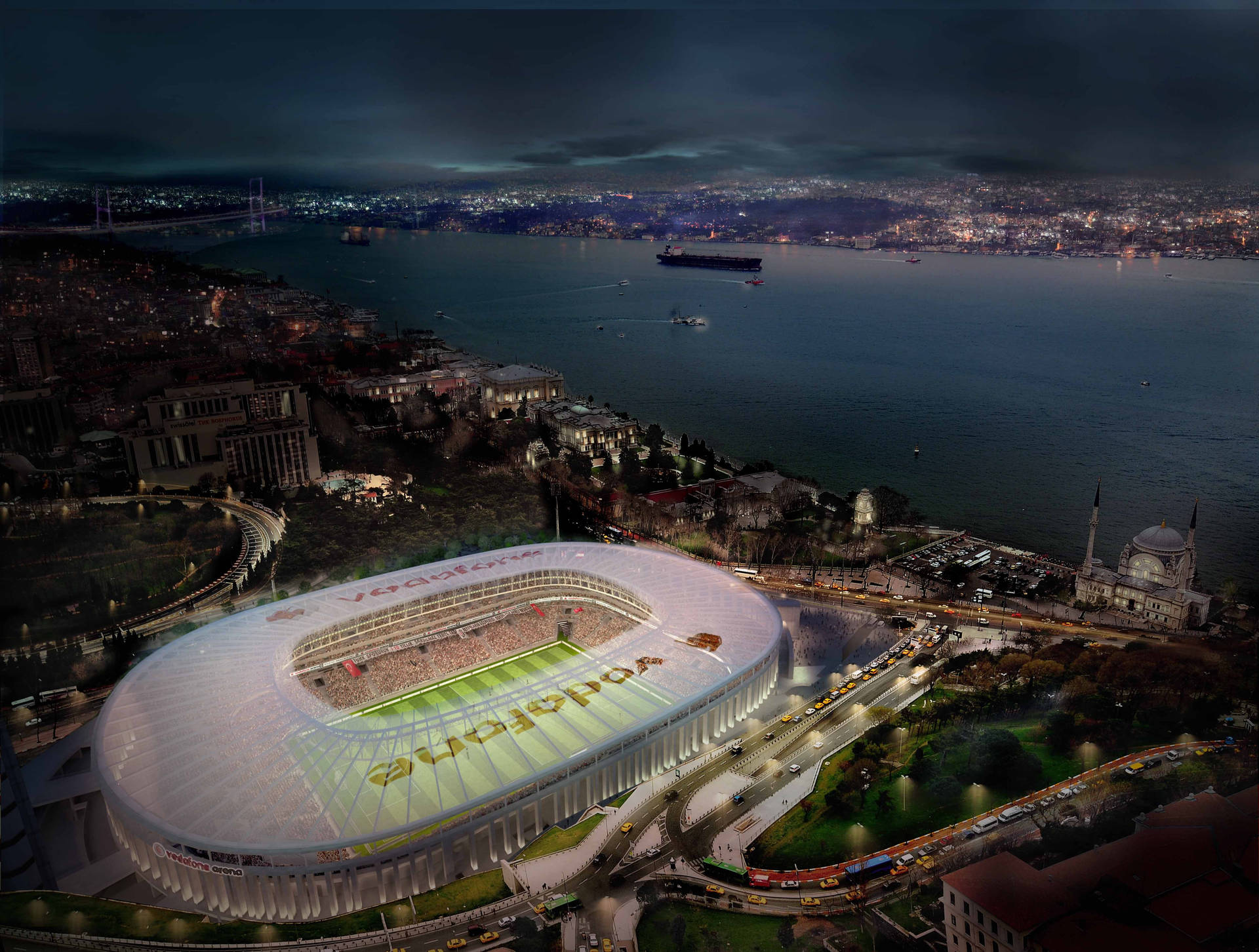 Estádiode Futebol Vodafone Park. Papel de Parede