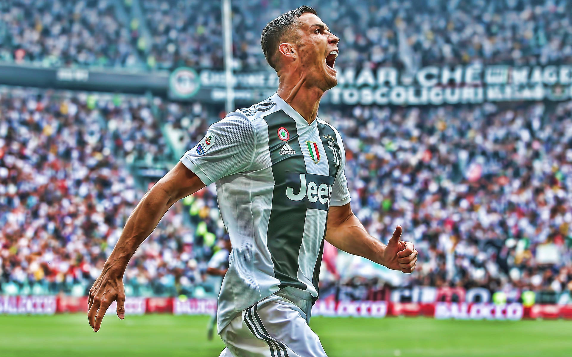 Vindende Cr7 Cool Momentum tapeter Wallpaper