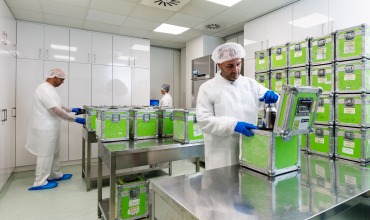 AAA scientists in a lab in Italy