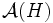 {\mathcal A}(H)\, 