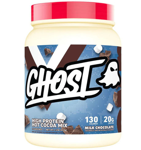 GHOST High Protein Hot Cocoa Mix - 15svg - Chocolate Peppermint - welzo