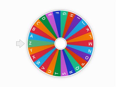 Alphabet Random Wheel