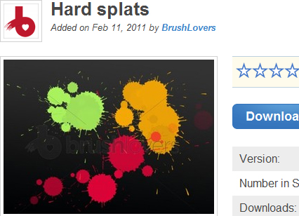 Hard splats