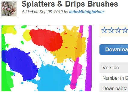 Splatters & Drips Brushes