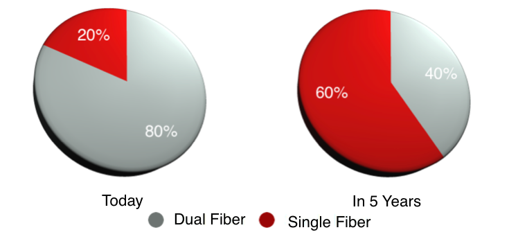 Full Duplex Coherent Optics Transport